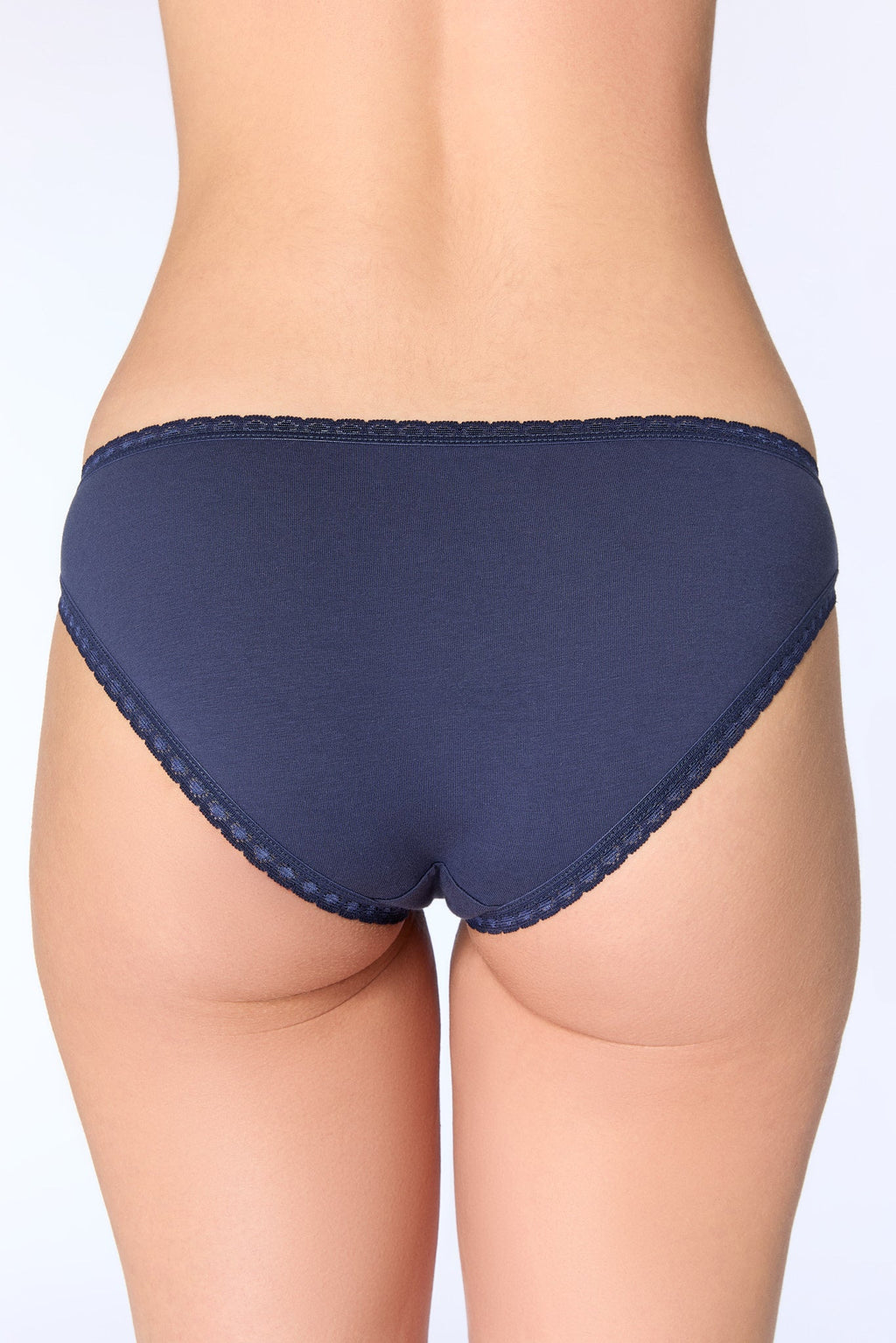 Women's Brief with Lace, Navy