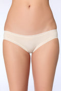 Women's Brief with Lace, Natural