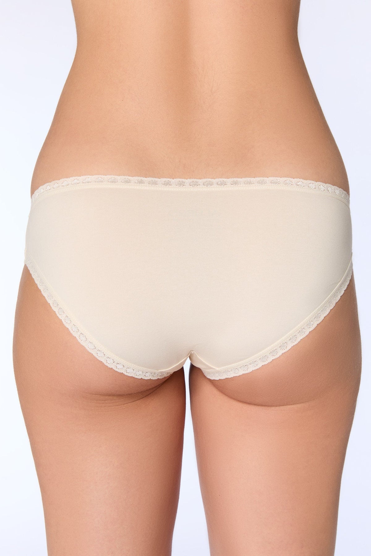 Women's Brief with Lace, Natural — Albero Natur, view 4