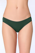 Women's Brief with Lace, Pine Needle