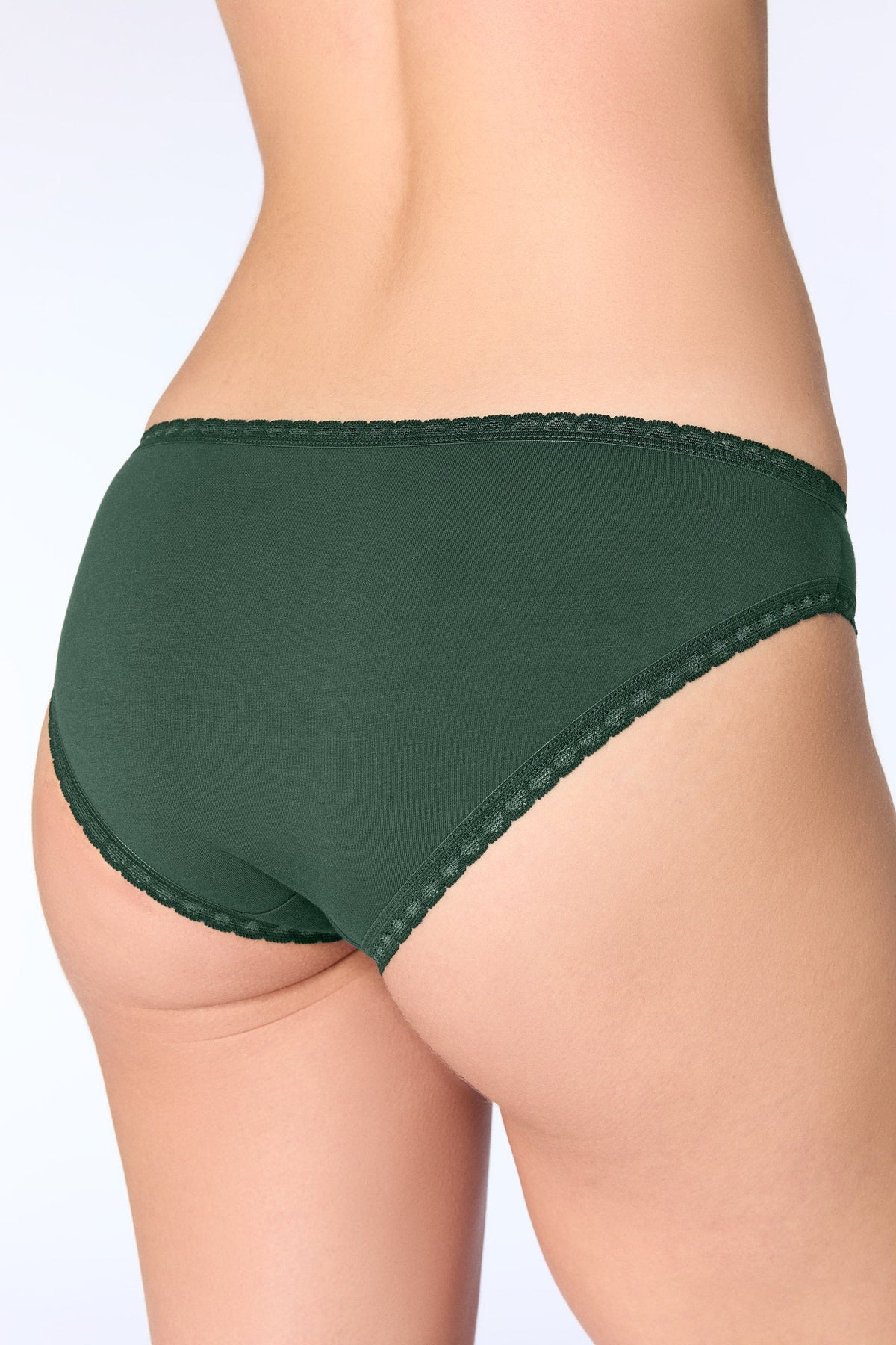 Women's Brief with Lace, Pine Needle