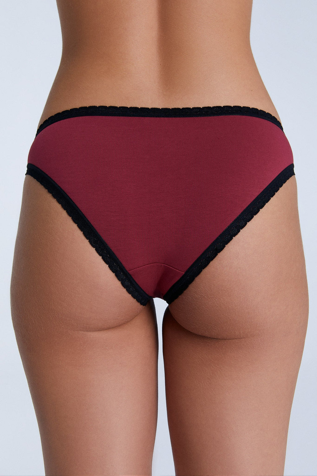 Women's Brief with Lace, Tibet Red 3-Pack