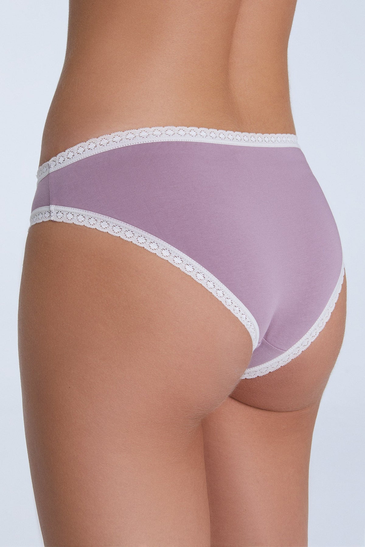 Women's Brief with Lace, Lilac 3-Pack