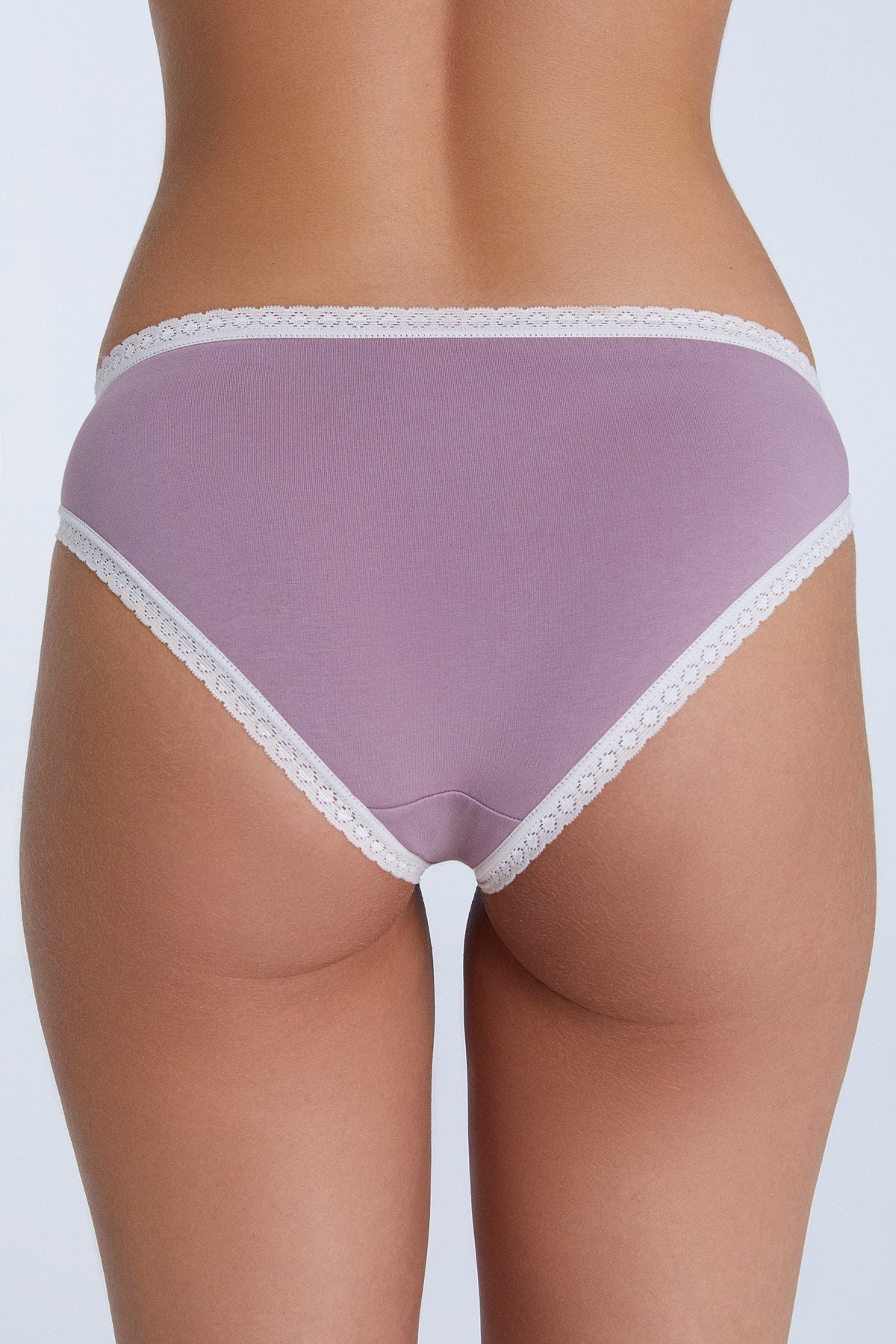 Women's Brief with Lace, Lilac 3-Pack
