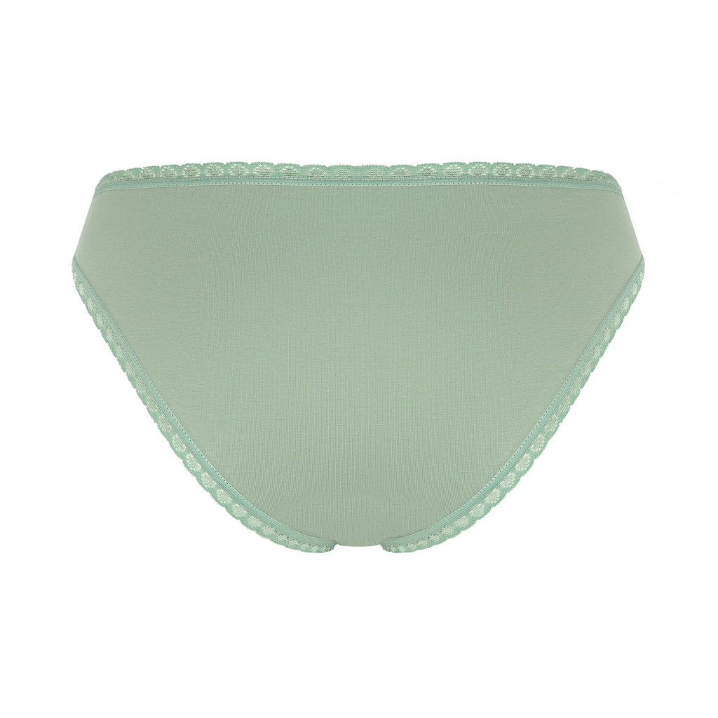 Women's Brief with Lace, Iceberg Green 3-Pack