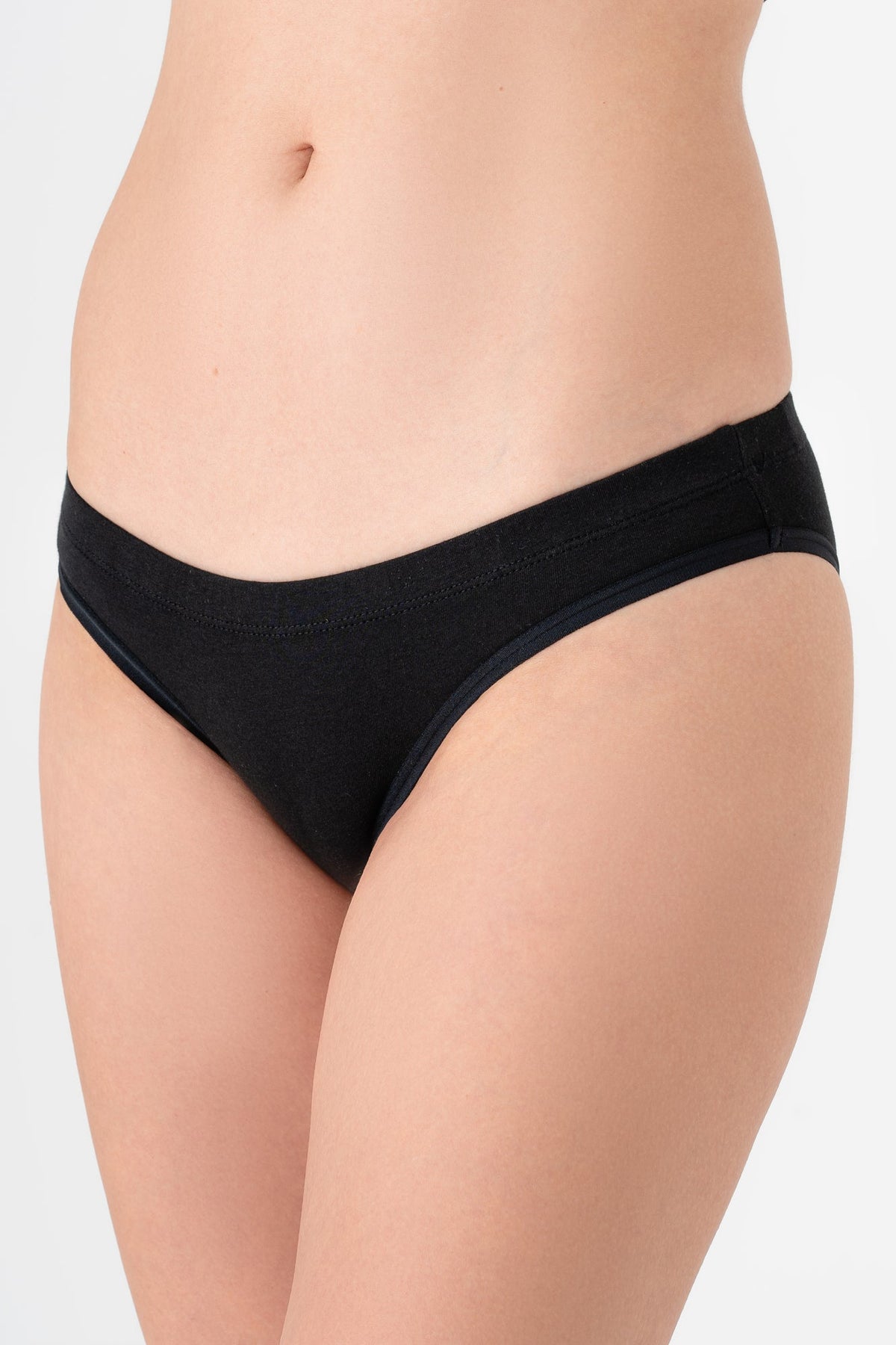Women's Brief without Lace, Black — Albero Natur, view 2