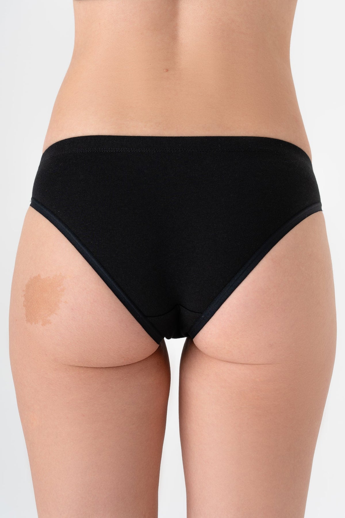 Women's Brief without Lace, Black — Albero Natur, view 3