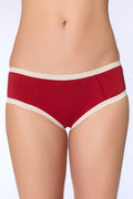 Hipster with Lace, Red