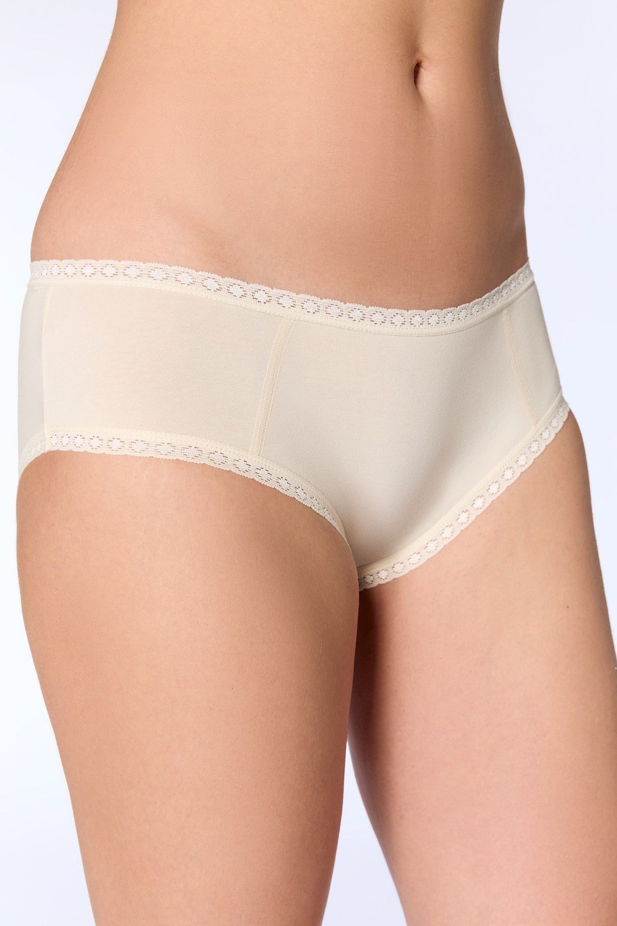 Hipster with Lace, Natural