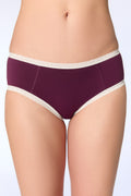 Hipster with Lace, Aubergine