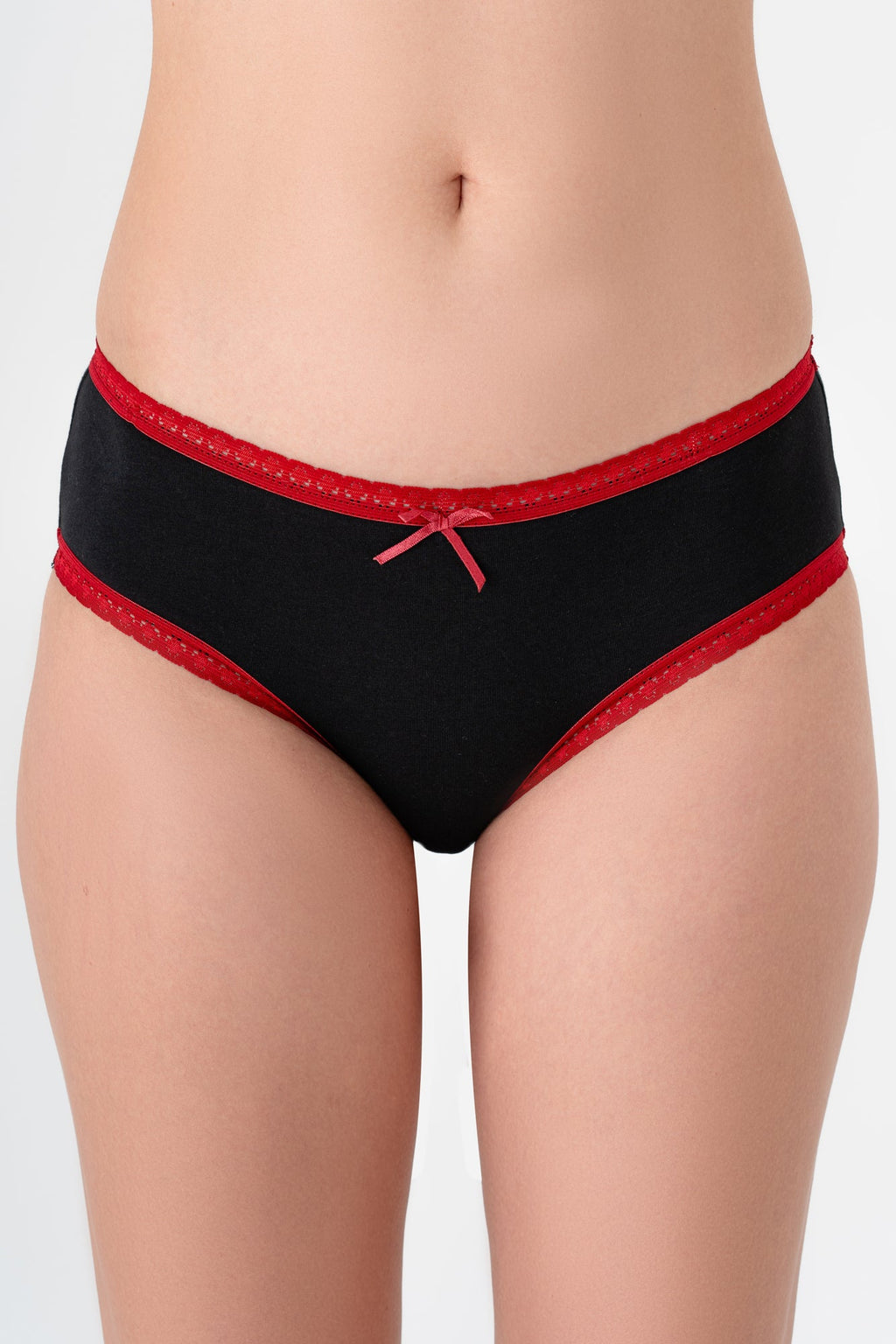 Women's Hipster with Lace, Black