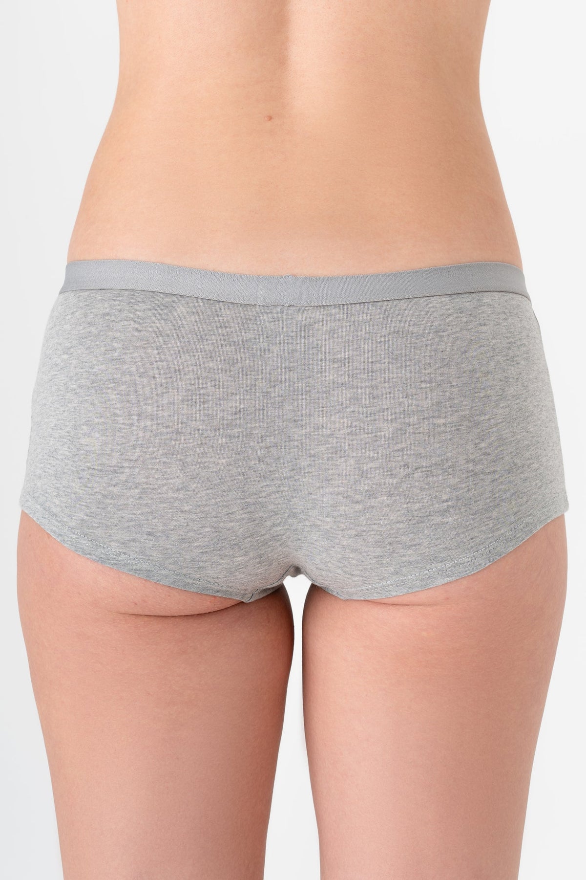Women's Boyshorts, Light Grey — Albero Natur, view 3