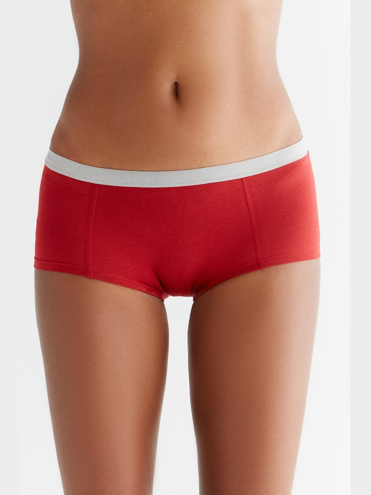 Women's Boyshorts, Red — Albero Natur