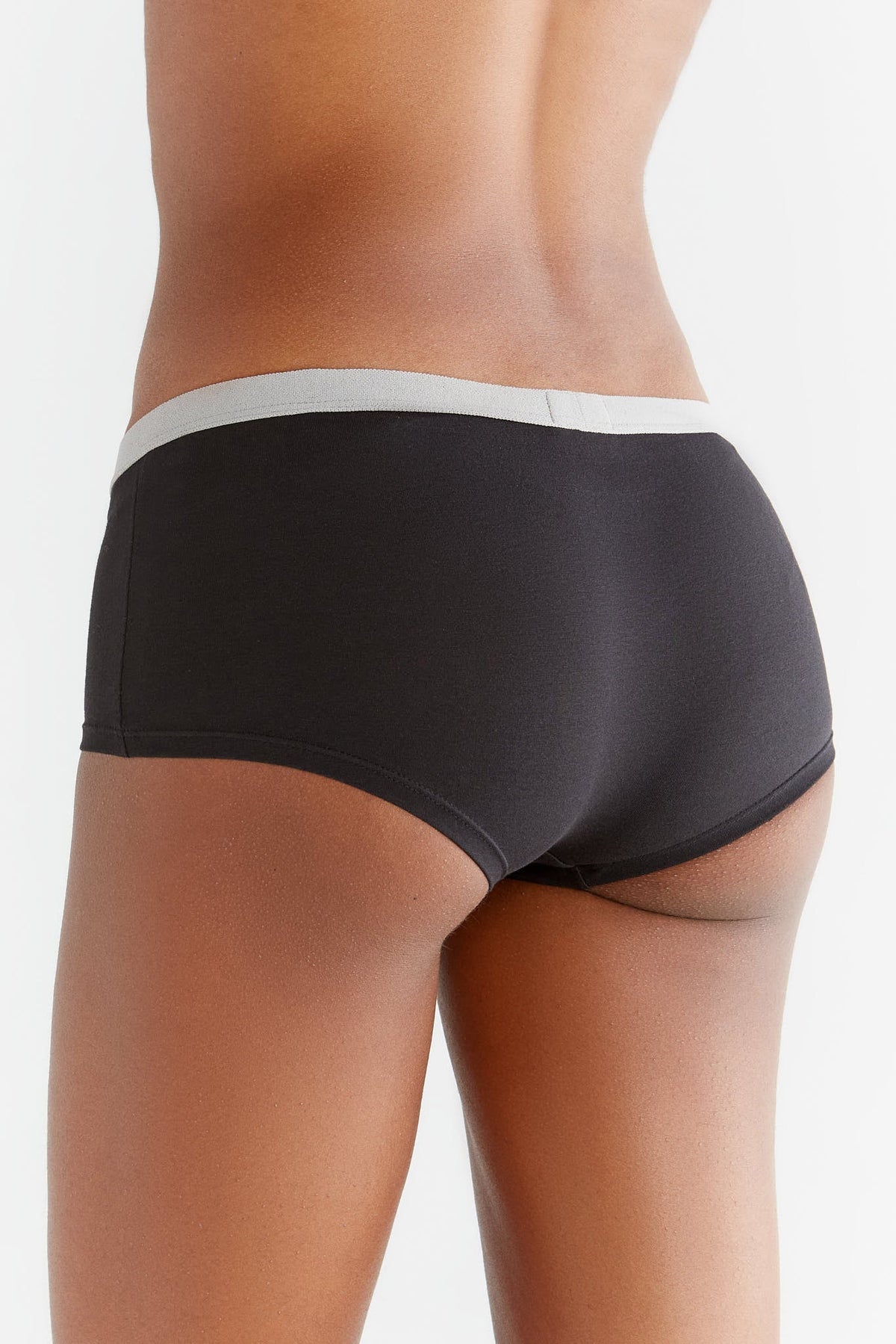 Women's Boyshorts, Black — Albero Natur, view 3