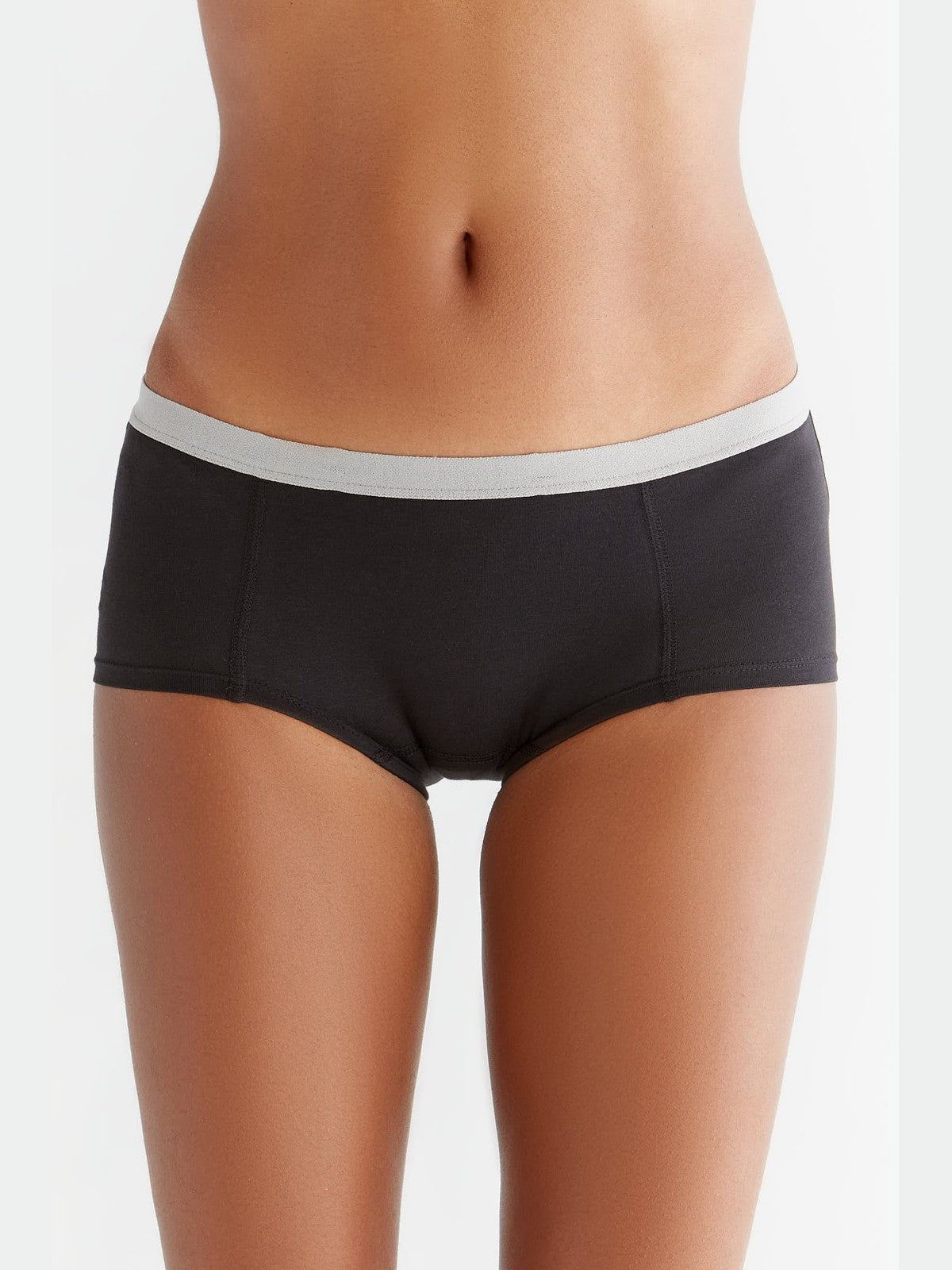 Women's Boyshorts, Black — Albero Natur
