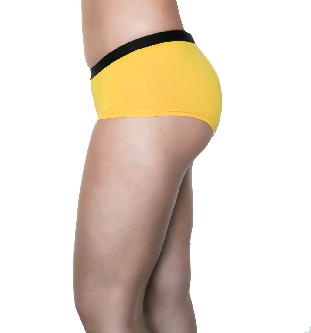 Women's Boyshorts, Yellow