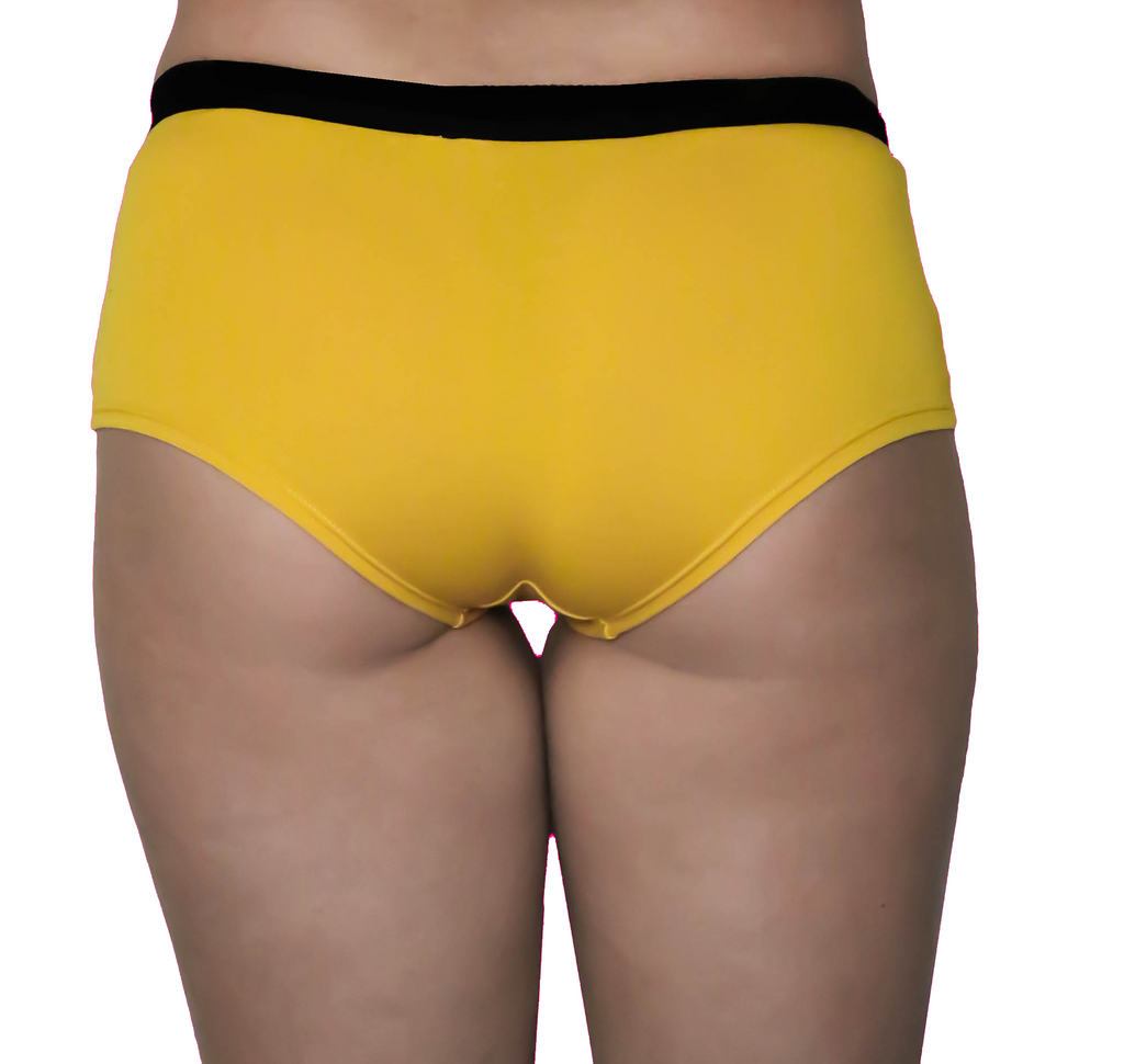 Women's Boyshorts, Yellow