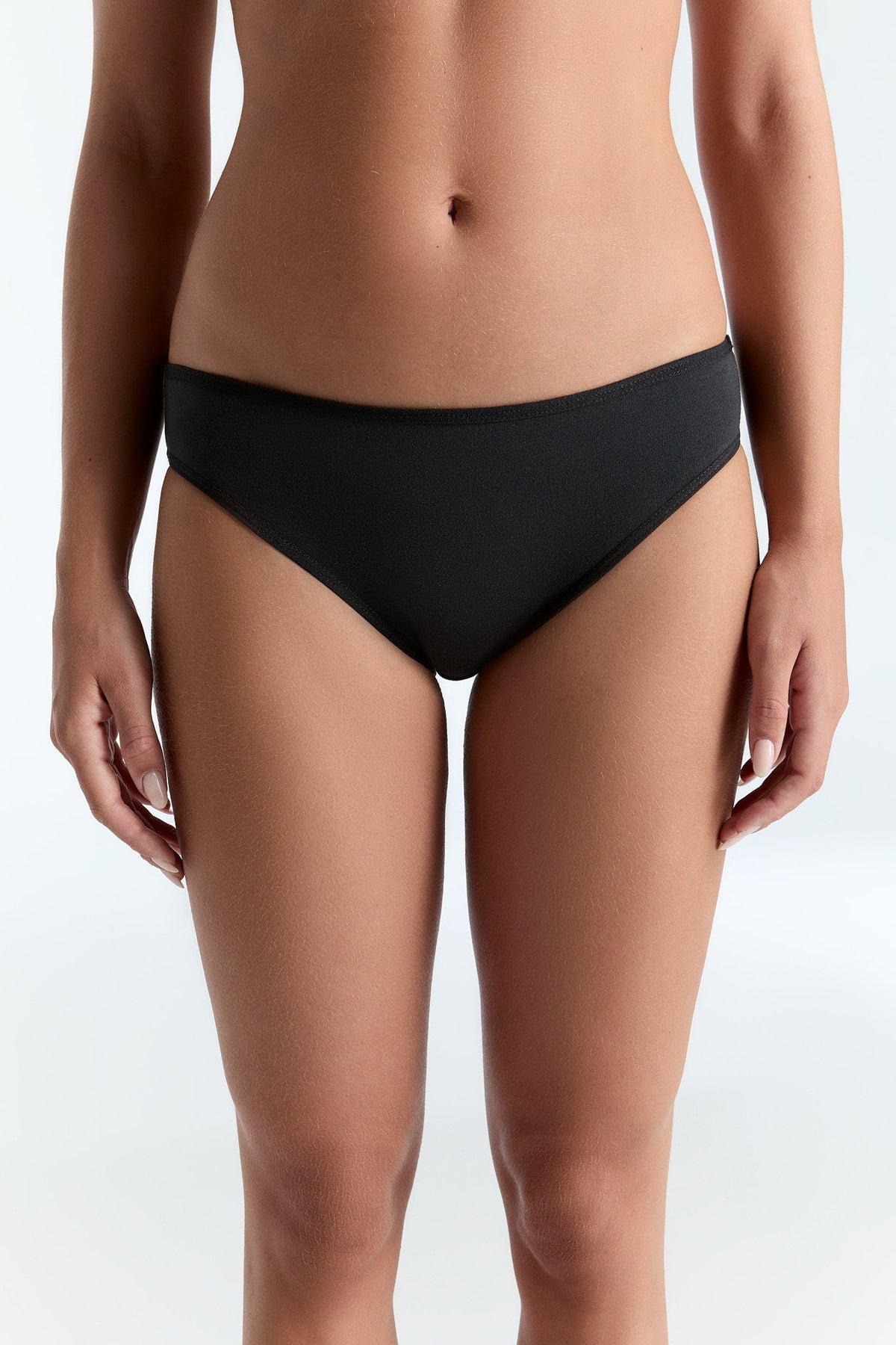 Women's Brief Classic, Black 3-Pack — Albero Natur, view 4