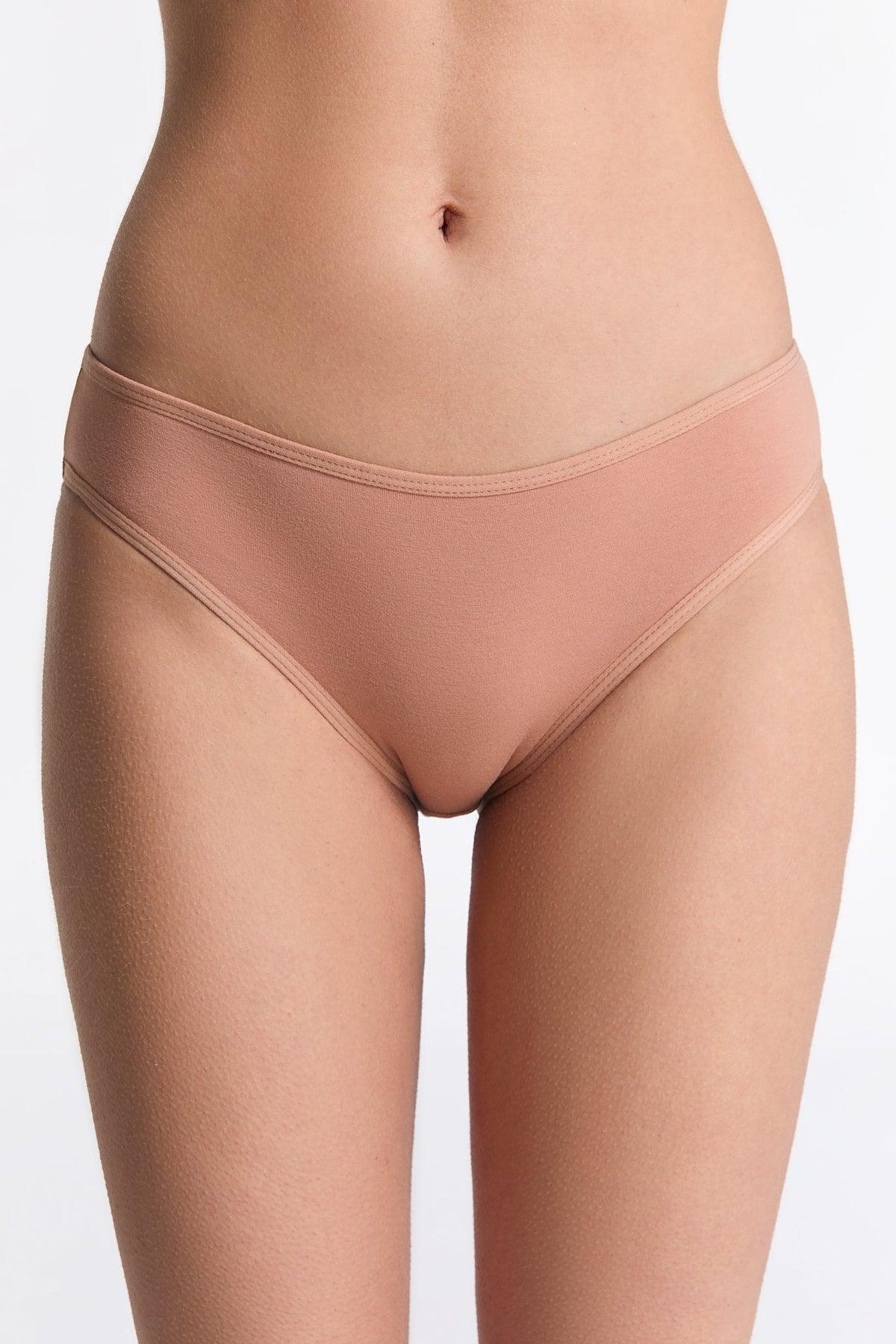 Women's Brief Classic, Café Crema 3-Pack — Albero Natur, view 2