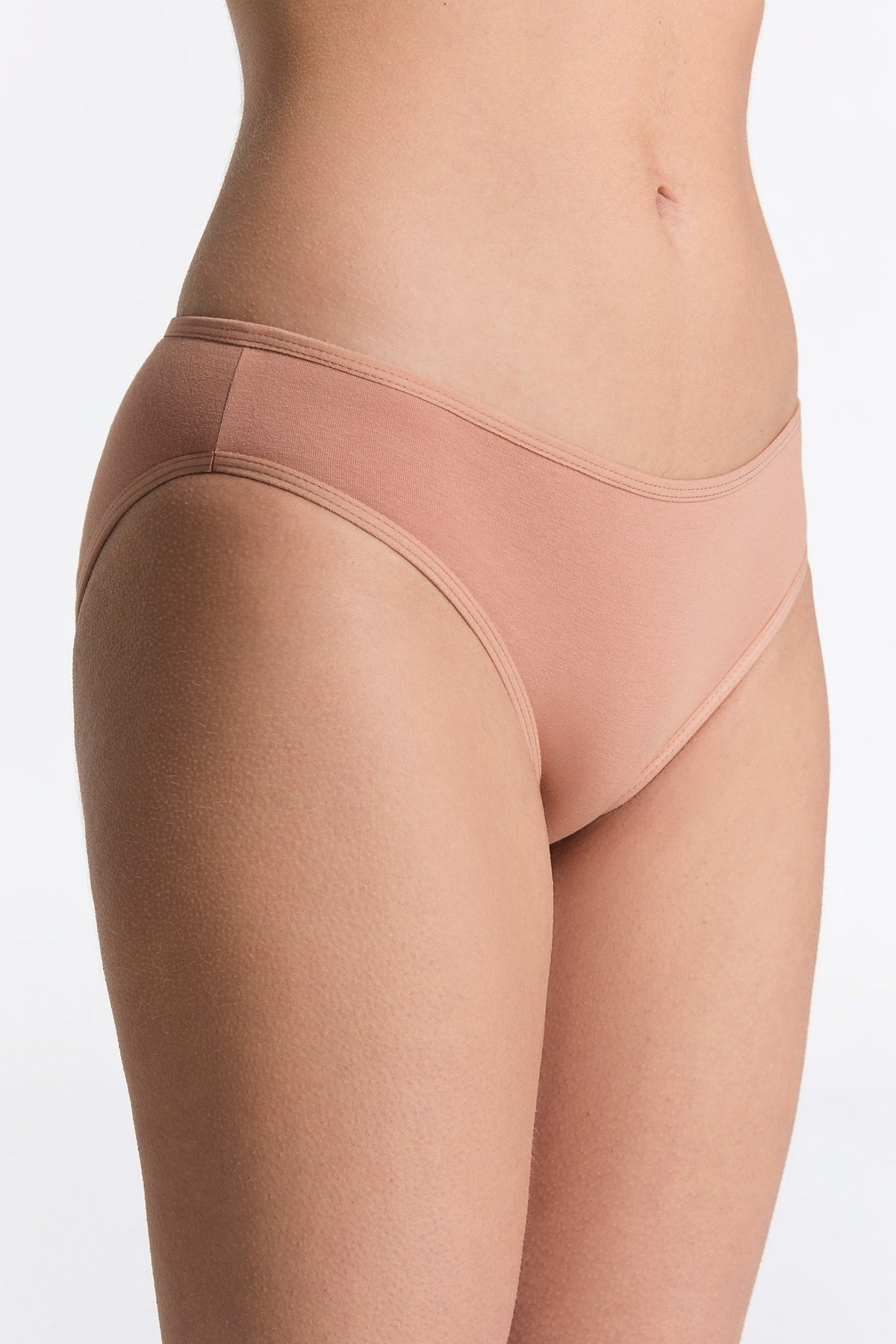 Women's Brief Classic, Café Crema 3-Pack — Albero Natur, view 4