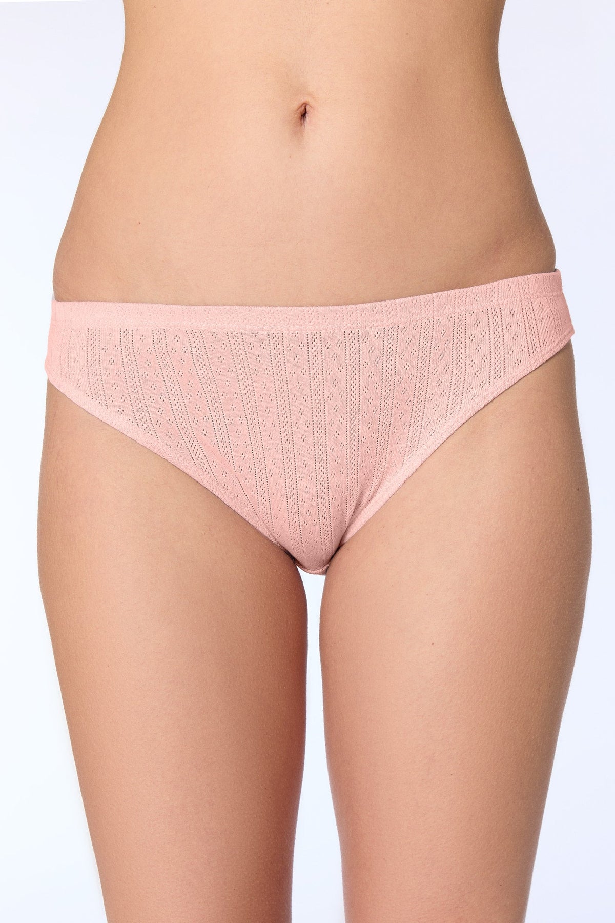 Women's Jacquard Brief, Peach — Albero Natur