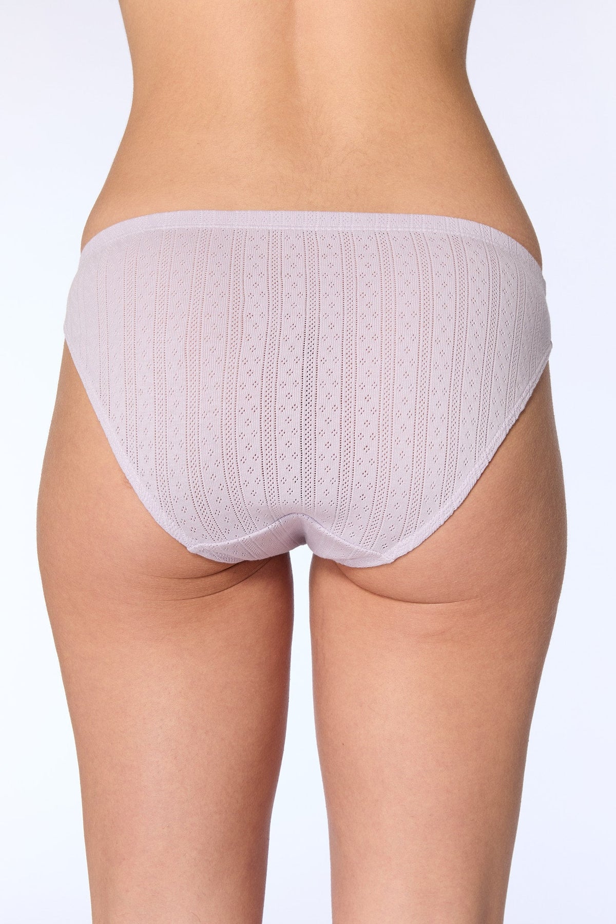 Women's Jacquard Brief, Pale Lilac — Albero Natur, view 3