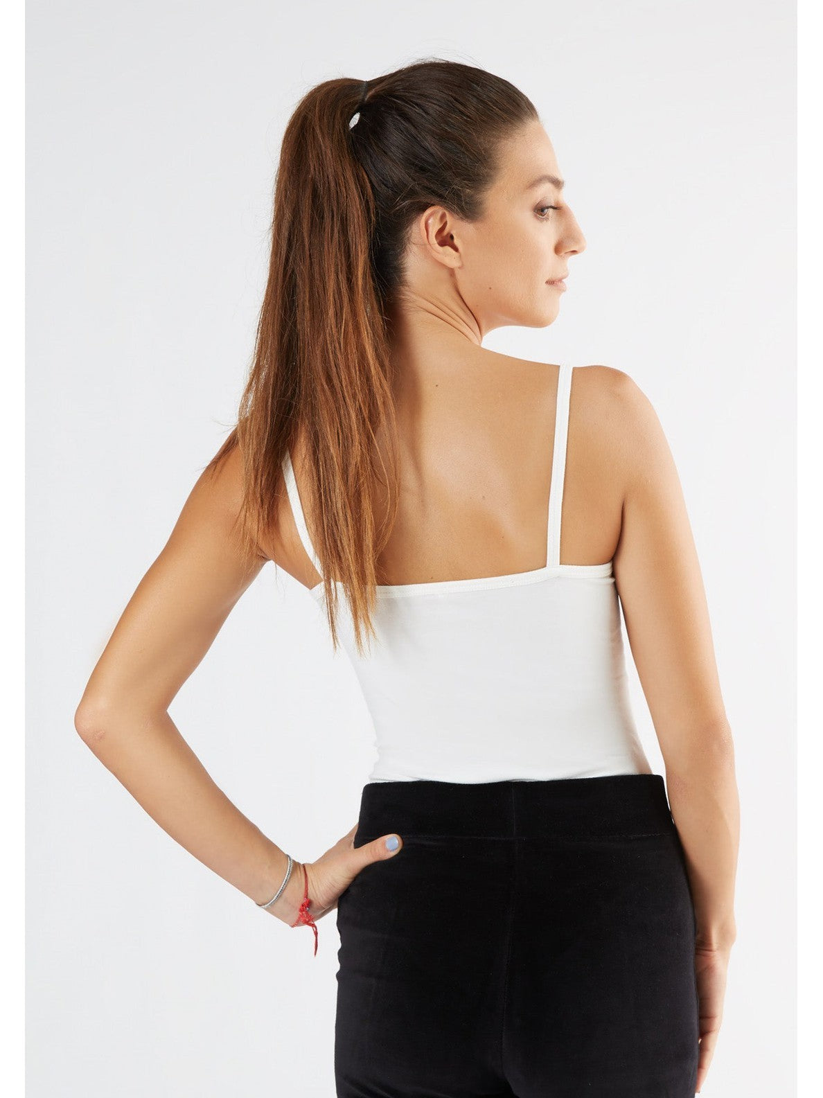 Women's Strappy - Top Stretch, Natural White