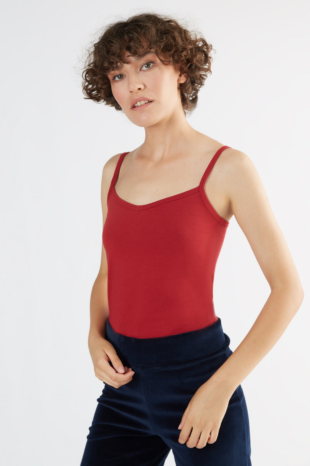 Women's Strappy - Top Stretch, Red