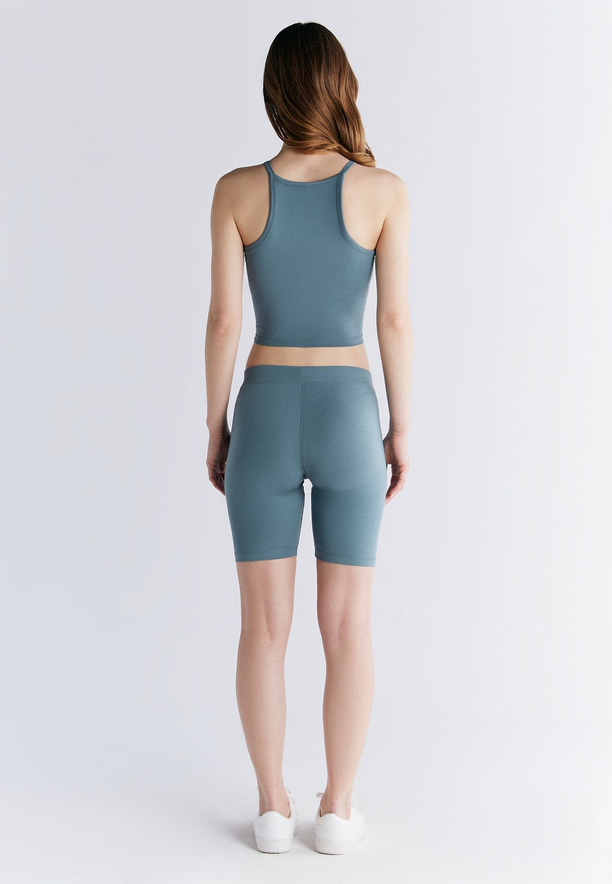 Women's Cycling Shorts, Gobelin Blue — Leela Cotton, view 5