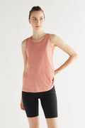 Women's Slub Jersey - Top, Salmon Red