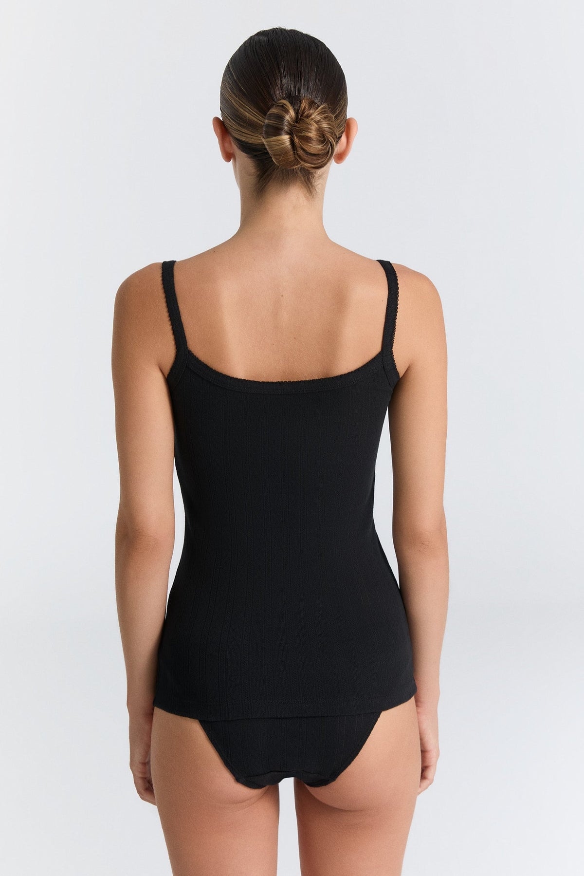 Women's Jacquard Top, Black