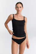 Women's Jacquard Top, Black