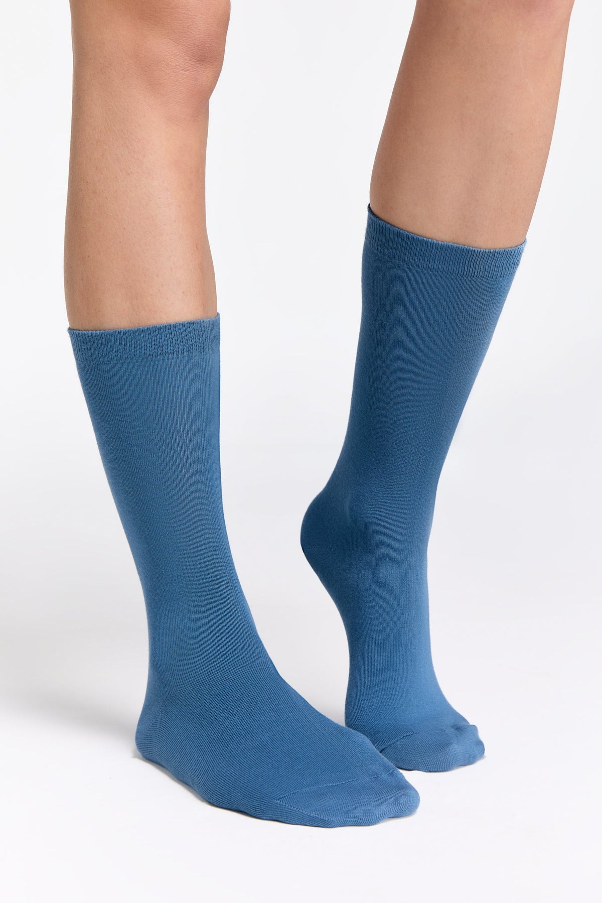 Unisex Socks, Denim Blue (6-Pack) — Albero Natur, view 2