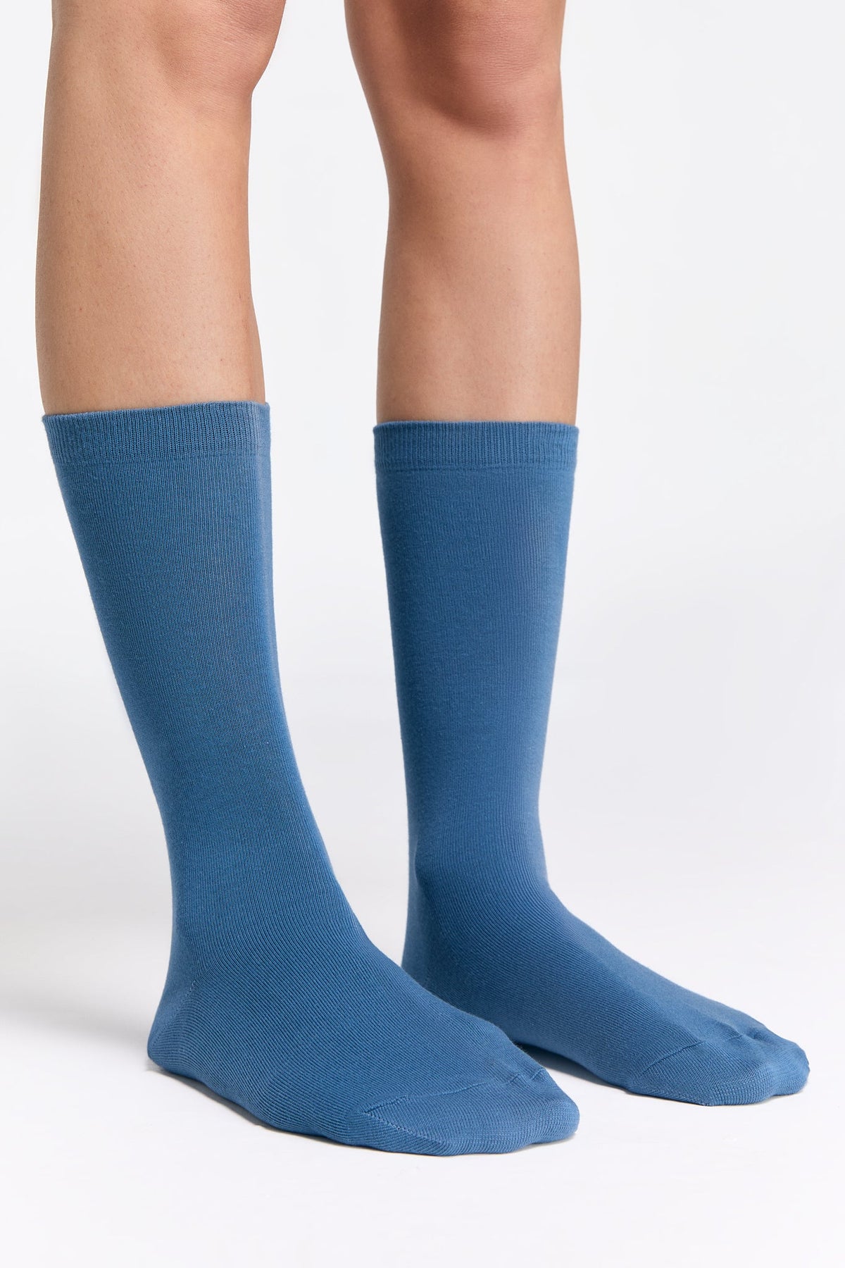 Unisex Socks, Denim Blue (6-Pack) — Albero Natur