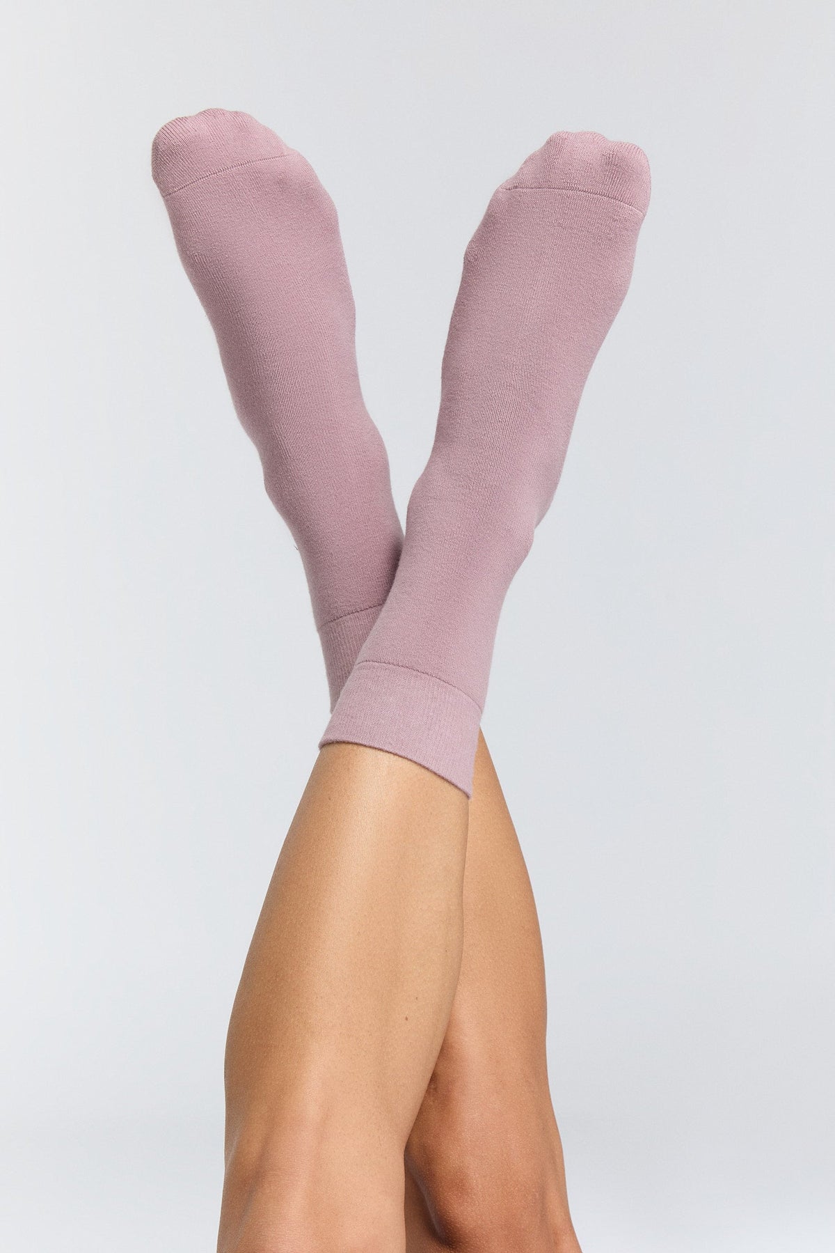 Unisex Towelling Socks, Berry (6 Pair) — Albero Natur, view 3