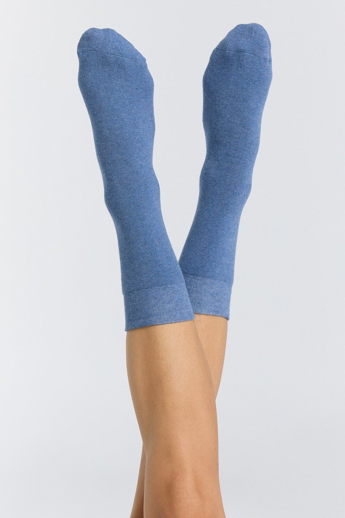 Unisex Towelling Socks, Jeans-Melange (6 Pair) — Albero Natur, view 5