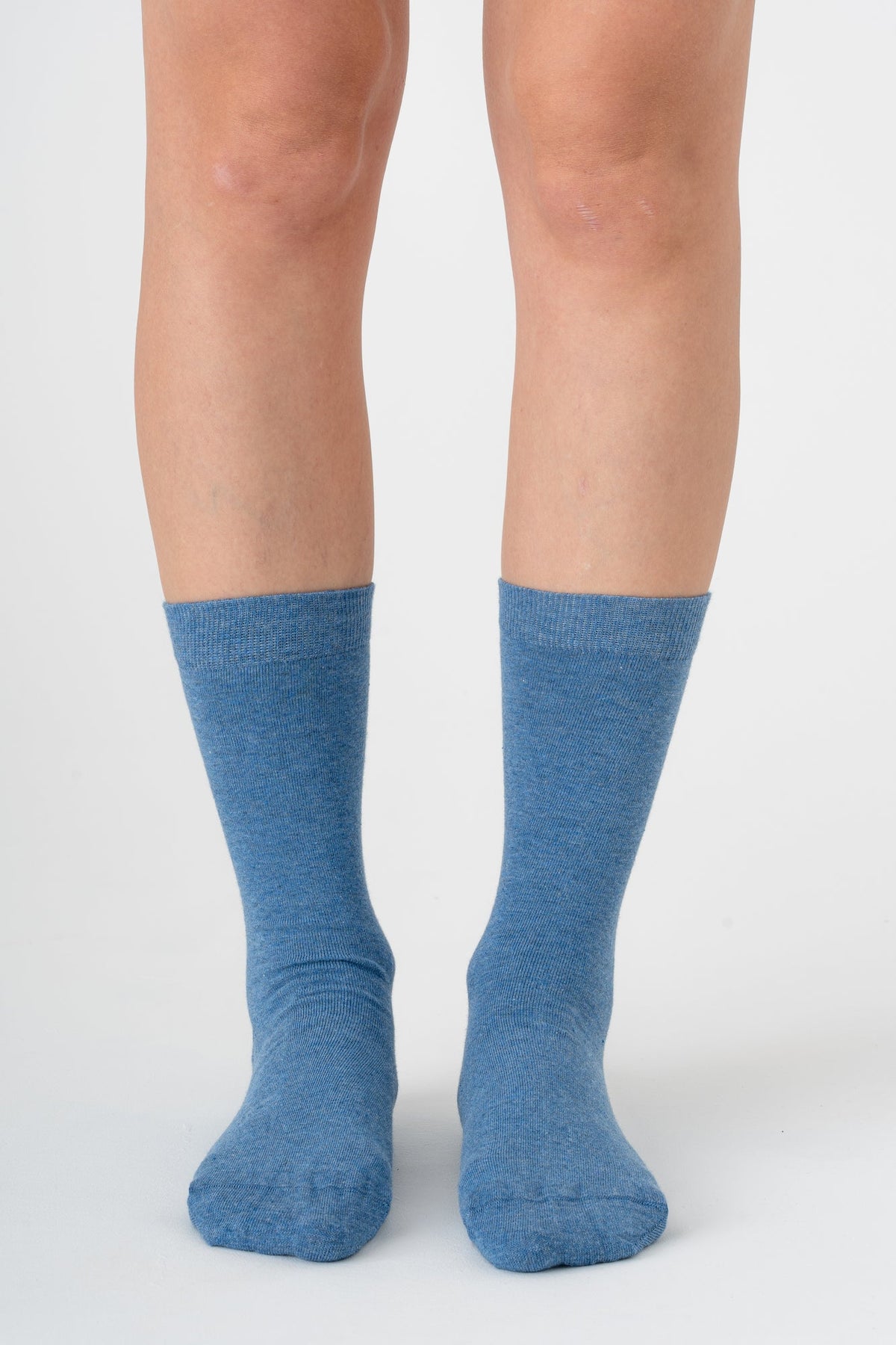 Unisex Socks, Jeans-Melange (6 Pair) — Albero Natur, view 2