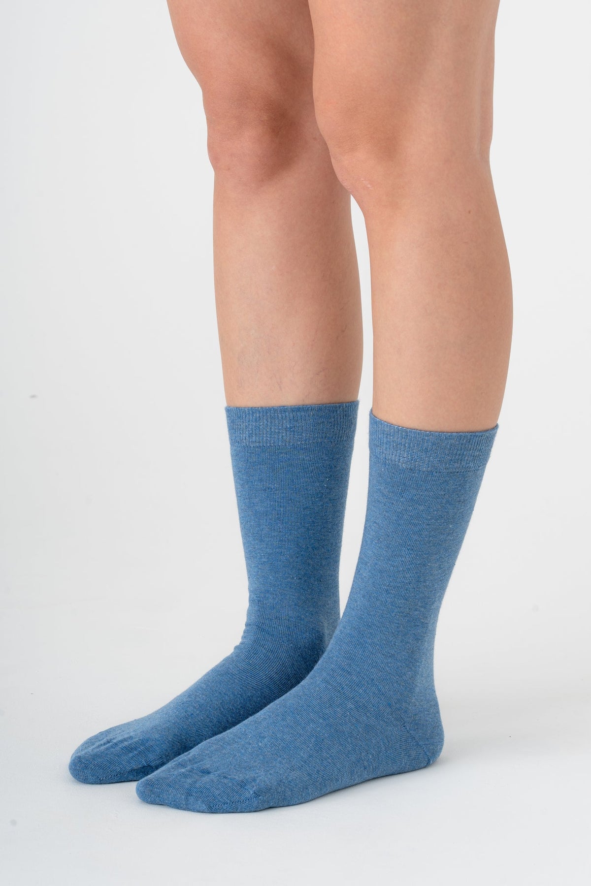Unisex Socks, Jeans-Melange (6 Pair) — Albero Natur, view 3