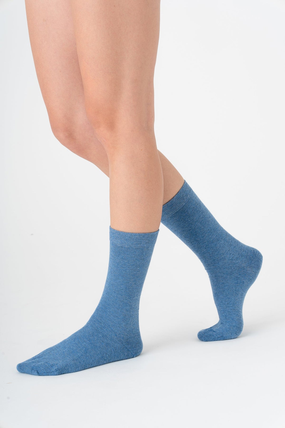 Unisex Socks, Jeans-Melange (6 Pair) — Albero Natur, view 5