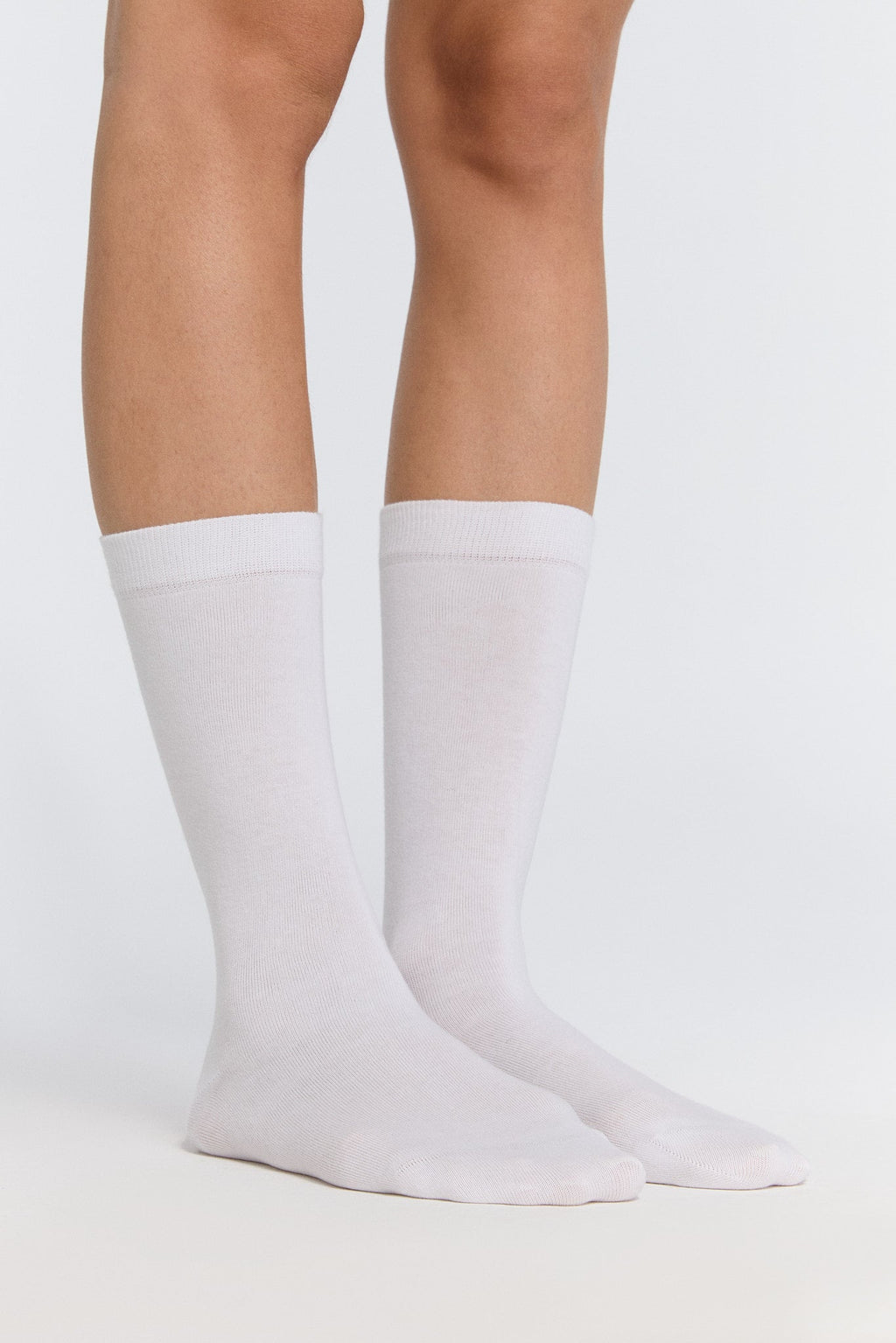Unisex Socks, Natural White (6-Pack)