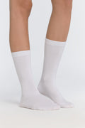 Unisex Socks, Natural White (6-Pack)