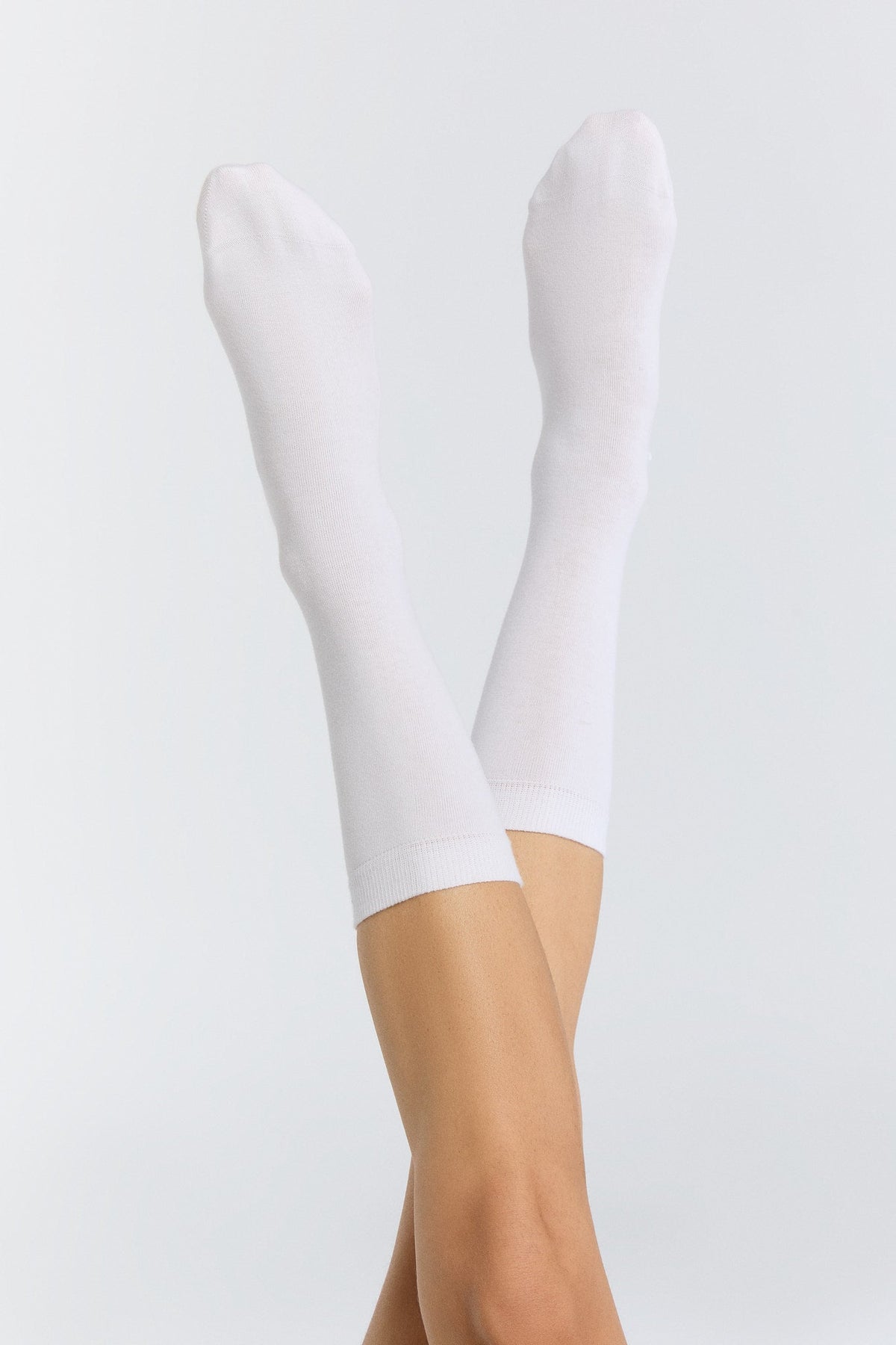 Unisex Socks, Natural White (6-Pack)