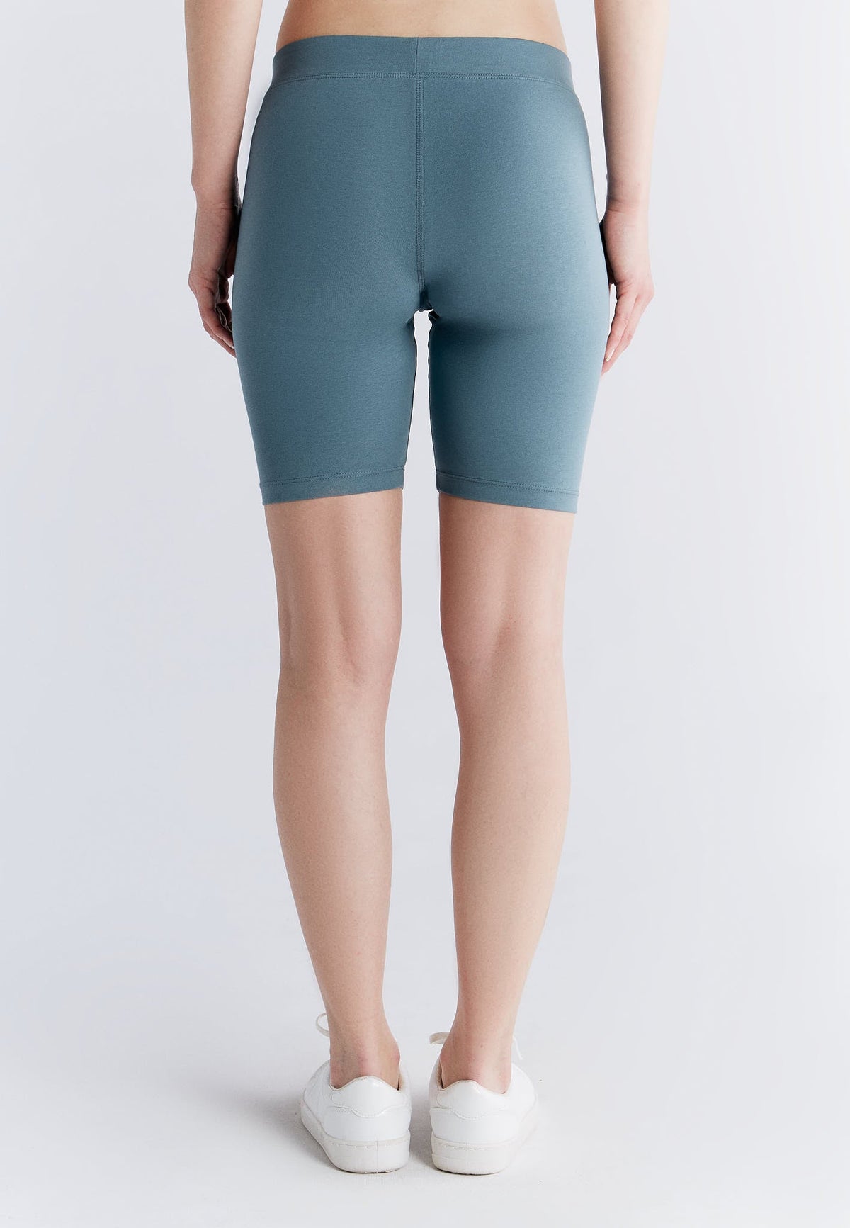 Women's Cycling Shorts, Gobelin Blue — Leela Cotton, view 2