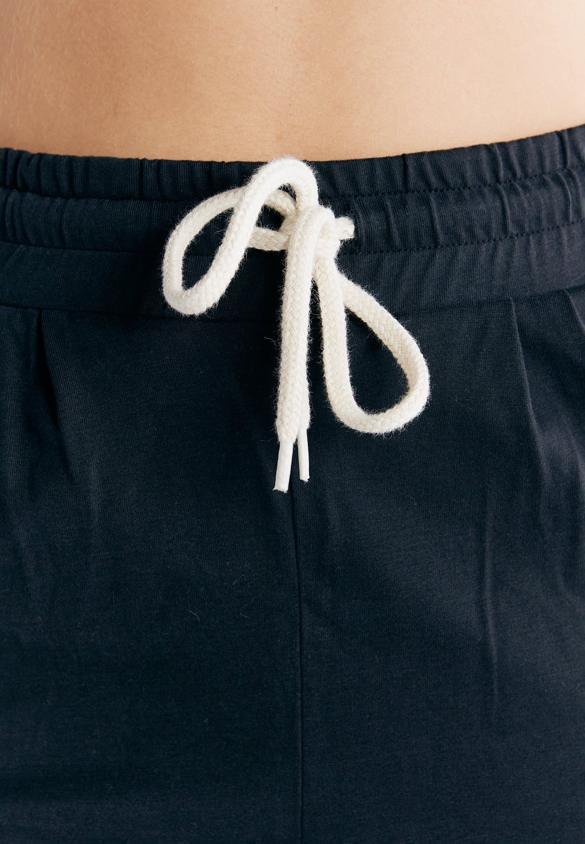 Women's Pyjamas-Shorts, Black — Leela Cotton, view 5