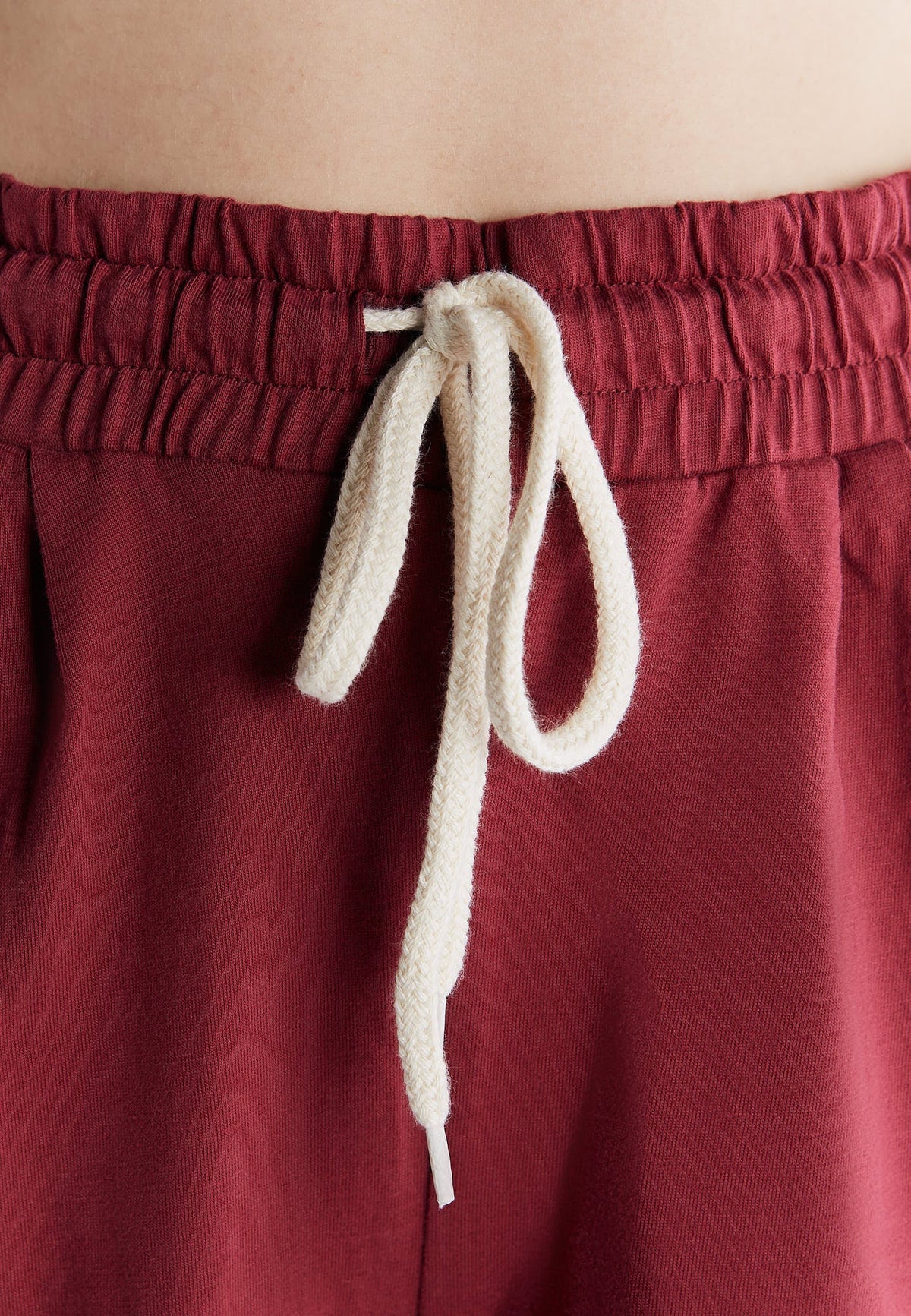 Women's's Pyjamas-Shorts, Rose Red — Leela Cotton, view 4