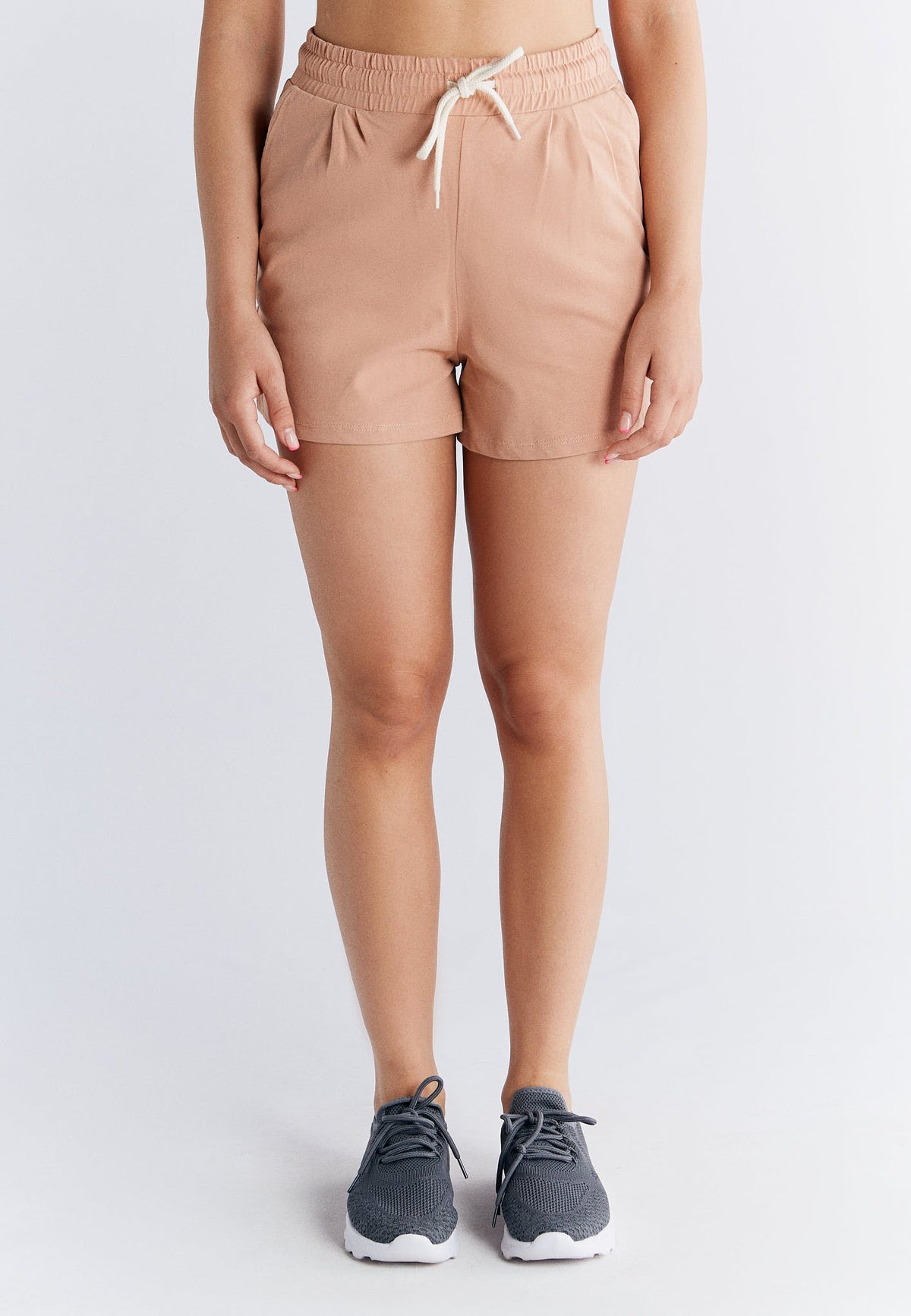 Women's Pyjamas-Shorts, Café Crema — Leela Cotton