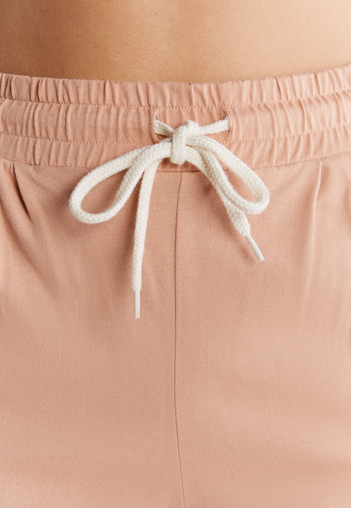Women's Pyjamas-Shorts, Café Crema — Leela Cotton, view 5