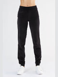 Women's Velour Trousers, Black