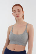 Women's Bustier, Grey - Melange