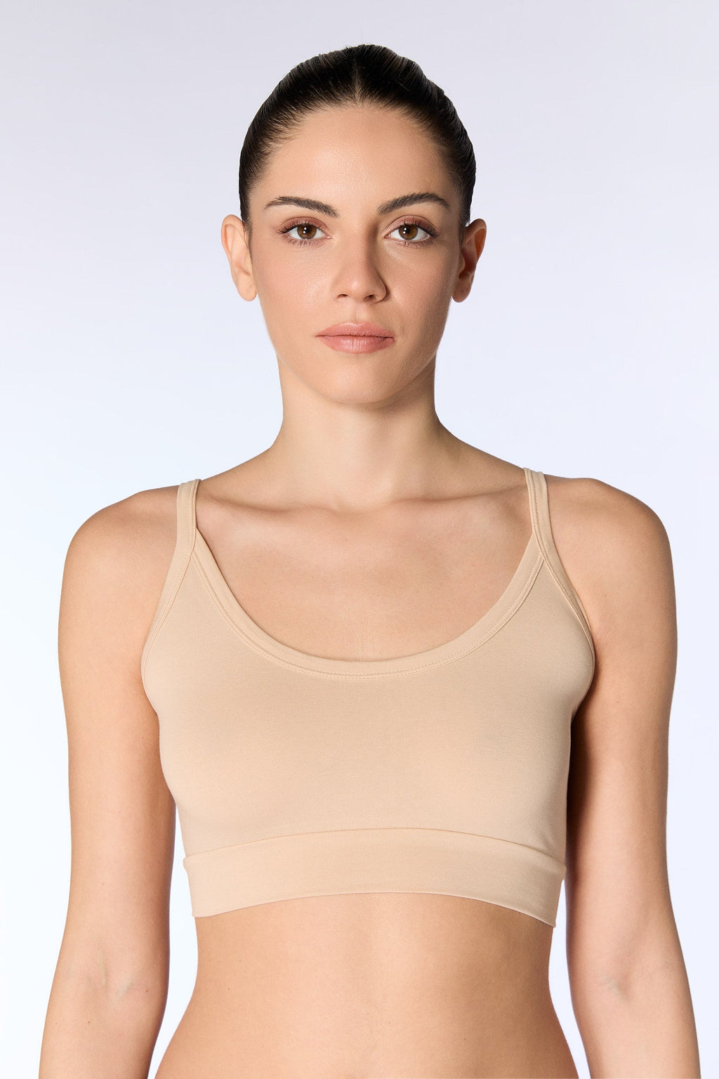 Women's Bustier, Beige 3-Pack